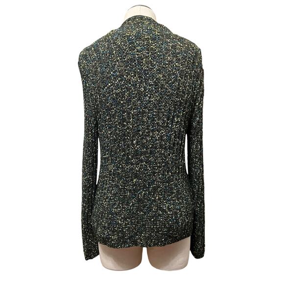 Sigrid Olsen Womens VTG Y2K Heavy Knit Cottage Cardigan Tank Twinset Sz SP - Picture 5 of 16